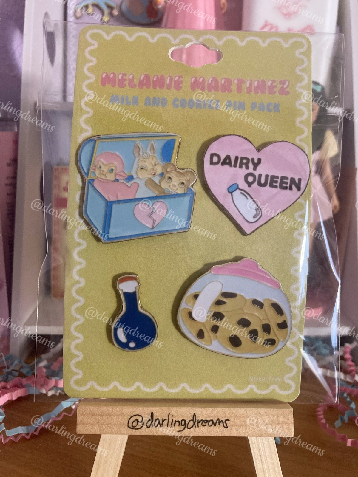 ♡Custom Melanie Martinez Milk and Cookies Pin Pack♡