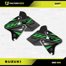 Gray Green Shift Shroud and tank Graphics Kit fits Suzuki DRZ400SM Drz400s