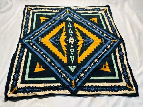 Pendleton Bandana Handkerchief 25x25” Southwest Aztec Pattern - Picture 1 of 10
