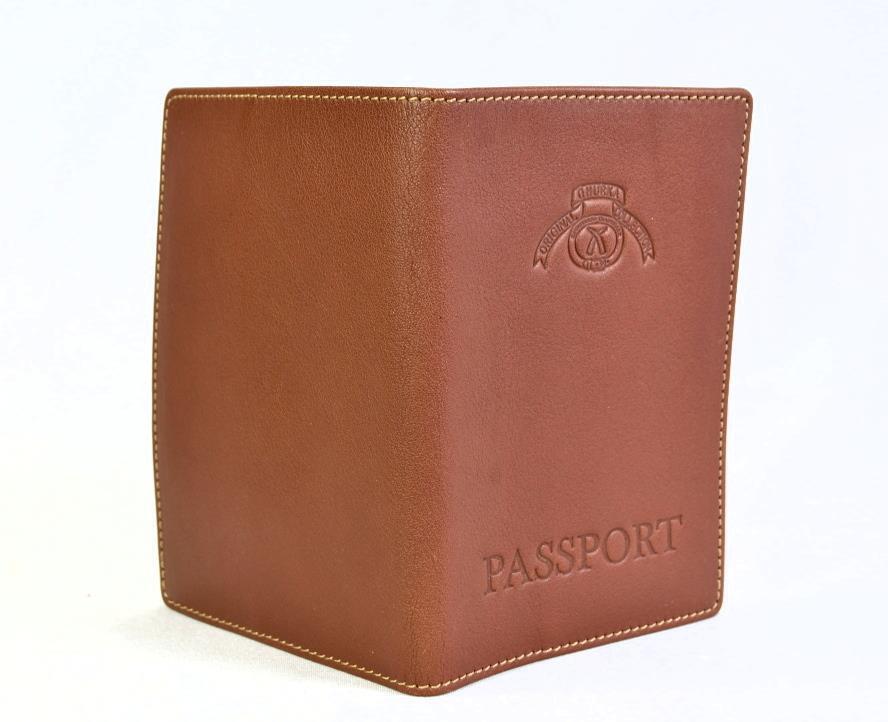 NEW Vintage Ghurka Pocket Passport Case GW155 Wallet Chestnut Vintage  Leather 38