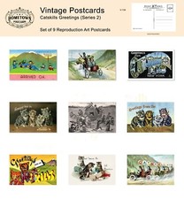 Catskills Greetings, NY  (Series 2) Lot of 9 ...