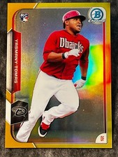 2015 Bowman Chrome GOLD REFRACTOR ROOKIE Yasmany Tomas 28/50