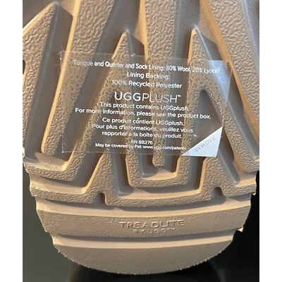 UGG Neumel Natural Canvas Ankle Boots Off White Men display picture 2