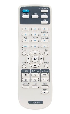 218906000 Replaced Remote for Epson DLP Projector PowerLite L500W L610W L510U