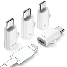 4x For iPhone 17/16/15Pro Plus Max Type-C Male to 8-Pin Female Adapter Converter
