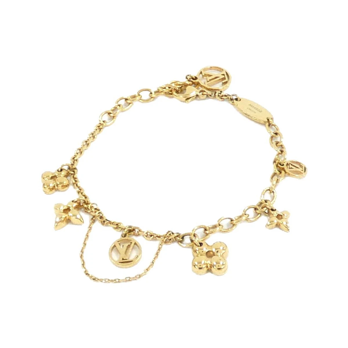 Authentic LOUIS VUITTON Brassle Blooming M64858 Bracelet #260-005-971-5726