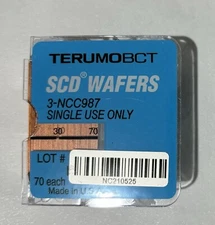 Terumo SCD IIB Wafers (3-NCC987) pack of 70 Wafers Per Cartridge : Brand New