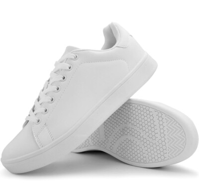 Hawkwell Men's Youth Fashion Sneakers Casual Walking Shoes Uniform 