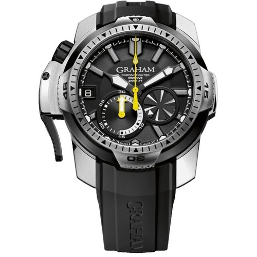 GRAHAM Chronofighter Oversize Diver Techseal 2OVDIVAS.B03A  display picture 2