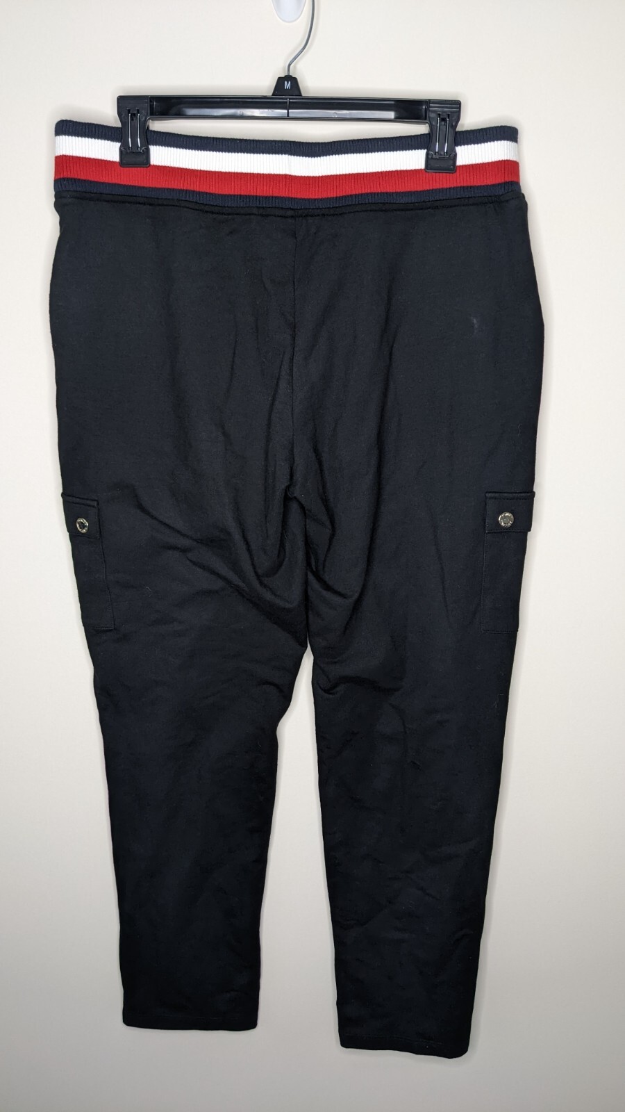 Tommy Hilfiger Women's Navy Essential Knit Cargo Pants, Medium image 2