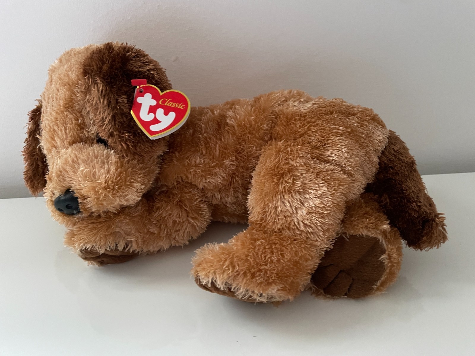 TY Classic Scrapper Dog 02056 11"" LONG ****NEW MWMT