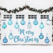 Merry Christmas Magnetic Garage Door Decorations Car Magnets Stickers Decals