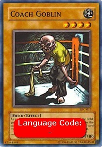 YuGiOh Coach Goblin (V.1) IOC-EN015 Common Englisch NM 1st