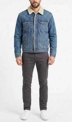LEVI S 71500 04 Vintage Sherpa Jeansjacke Herren Größe S Made in Italy...