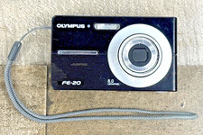 Olympus FE-20 8MP Digital Camera CAMERA ONLY Untested For Parts Or Repair