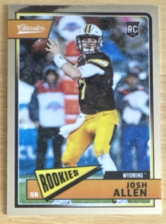 Josh Allen 2018 Donruss Classics Opti Chrome Version Rookie Card #207 (6987)