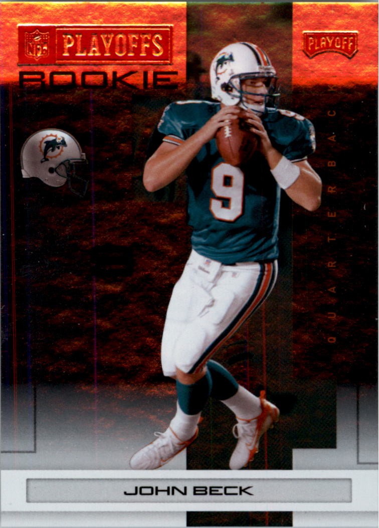 2007 Playoff NFL Playoffs Red Metalized #118 John Beck/399 - FB