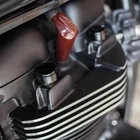 GENUINE Triumph Black Cylinder Head Bolt Finisher Cover A9610275 (4)