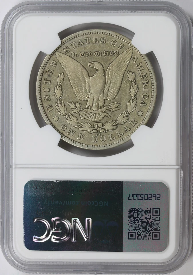 1893-CC $1 Morgan Dollar NGC F15 - Image 2 of 4