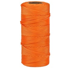 Orange 328 Feet Bricklaying Line, Braided Brick Builders 328 Feet,