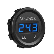 Waterproof 12V DC Digital LED Boat Voltmeter Gauge Waterproof for Boat