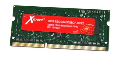 4 GB DDR3-RAM 204-pin SO-DIMM PC3-12800S  1,5V  'Xmore DDR3SO004GXECF-002Z'