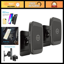 Universal Stick-On Dashboard Magnetic Phone Car Mount - 2 Pack for Cell Phones