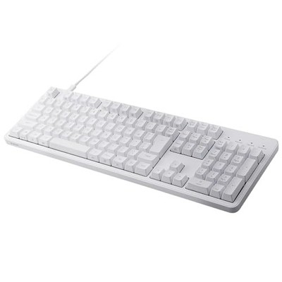 ELECOM Leggero Wired Mechanical Keyboard Full Size N-Key Rollover 50