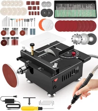 Mini Multi-Functional Table Saw, Portable Desktop Electric Saw Small Cutter for 