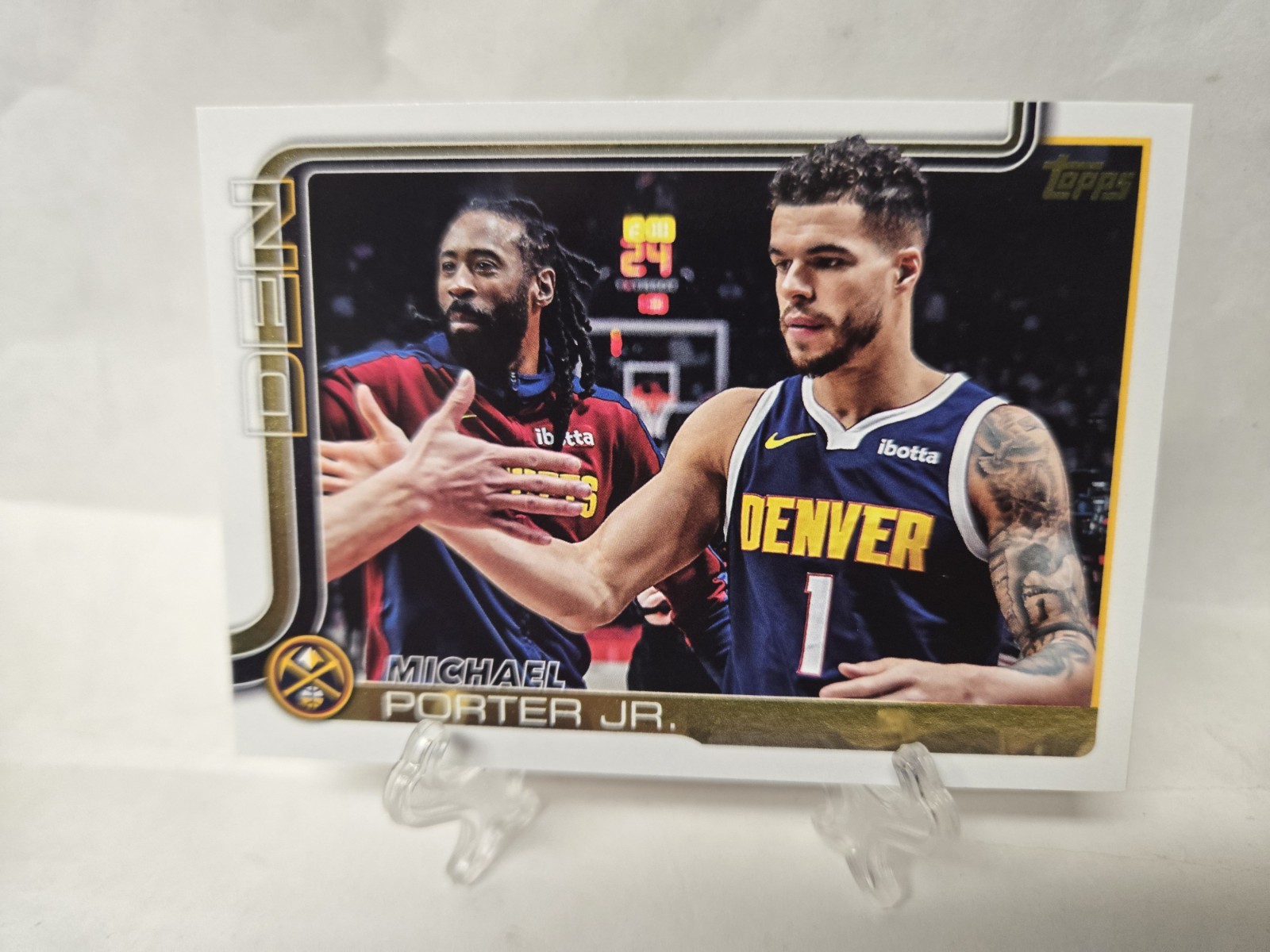 2025-26 Topps Basketball Michael Porter Jr. Golden Mirror SSP Denver #105