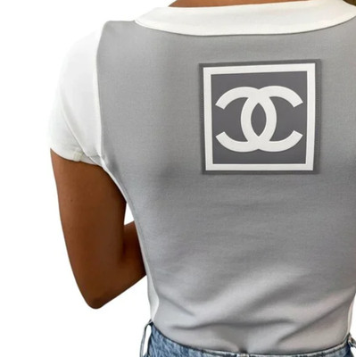 CHANEL ホワイト ポロシャツ 34 s-l400.jpg