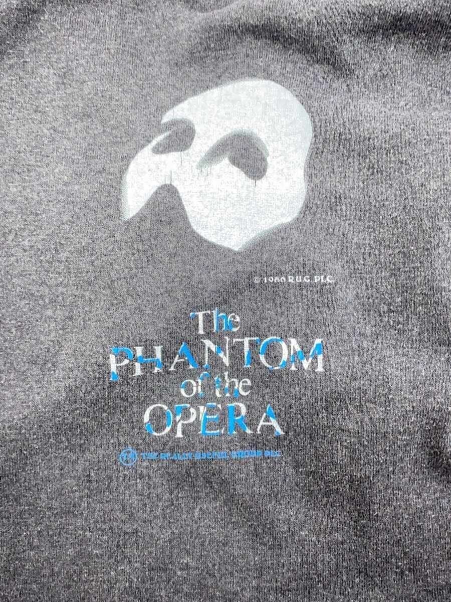 ALTRA T shirt altre marche 1986 fantasma dell'opera punto singolo BLK usata