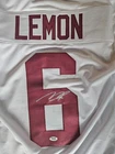 Makai Lemon Signed Custom USC Football Jersey with PrimeTime Authentication