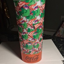 Coca-Cola Philadelphia Phillies Phillie Phanatic MLB Beverage Cup Green Red