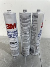 3m 8609 08609 Window-weld Super Fast Windshield Urethane Black 10.5oz 3 Pack