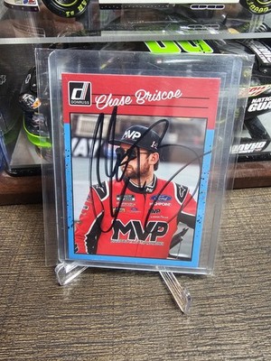 Chase Briscoe Donruss Blue 2023 Signed Autograph Card