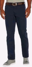 Banana Republic Men's Bottoms Stretch Slim 5-Pocket Black Pants Sz 32 Actual W33