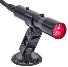 Jegs Standalone Direct Wire Shift Light Black Billet Aluminum Housing With Red