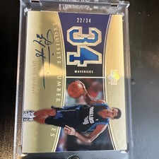 2004-05 Exquisite Collection Exquisite Number Devin Harris Auto /34