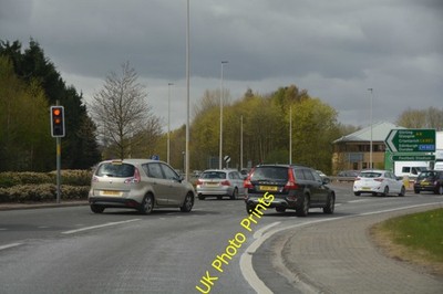 Photo A2 Perth : Inveralmond Roundabout A9 Tulloch/NO0925 Heading acros c2016