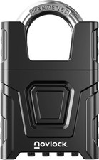 Heavy Duty Outdoor Combination Padlock, with 8mm Cut-Resistant Shrouded Shackle