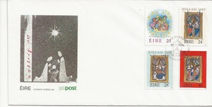 1989 - IRELAND - FDC - "CHRISTMAS"