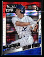 Logan Moon 2014 Panini Prizm Perennial Draft Picks #89 Red White Blue Pulsar