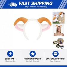 Goat Headband with Ram Horns for Adult