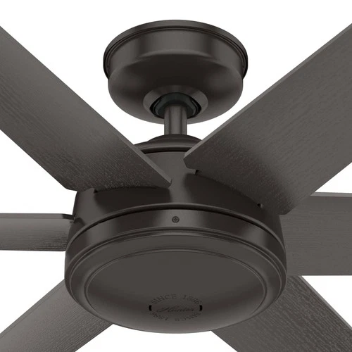 52" Hunter Jetty Bronze WeatherMax Outdoor Fan with Wall Control - Picture 4 of 7