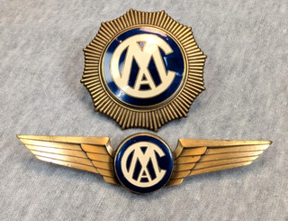 Vintage Cam Air International Airline Pilot Wings & Uniform Hat Insignia C 1984