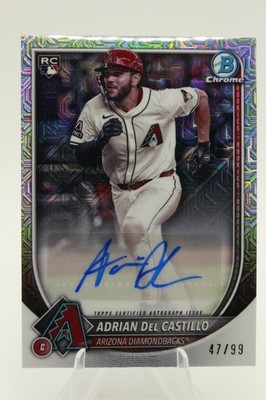 2025 Bowman Chrome Adrian Del Castillo Auto Mojo Refractor 47/99