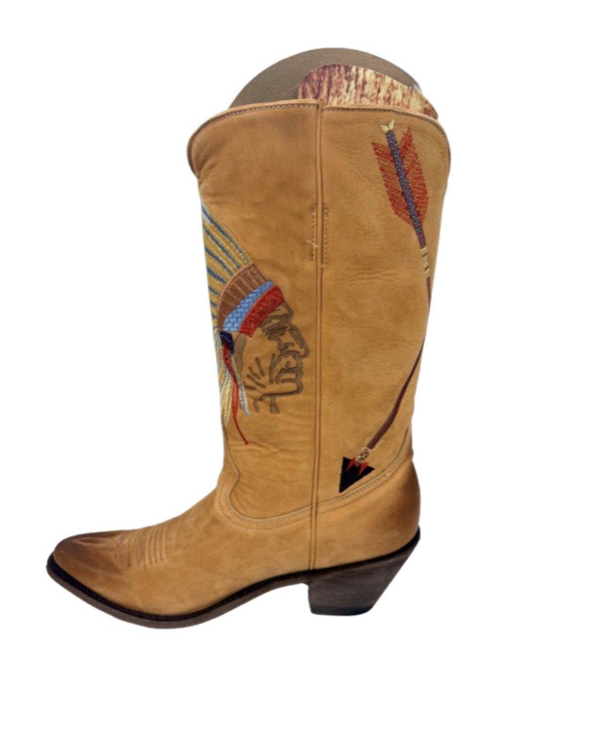 NWOB Old Gringo Embroidered Chief Boots Size 8 Western Vintage Inspired image 2