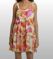 Farm Rio Cashew Juice Mini Dress- Size Small