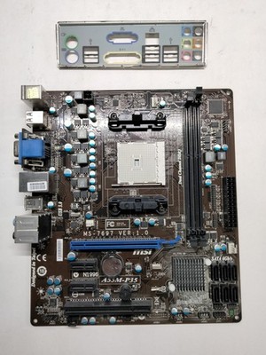 MSI A55M-P35 MS-7697 FM1 Micro-ATX Motherboard
